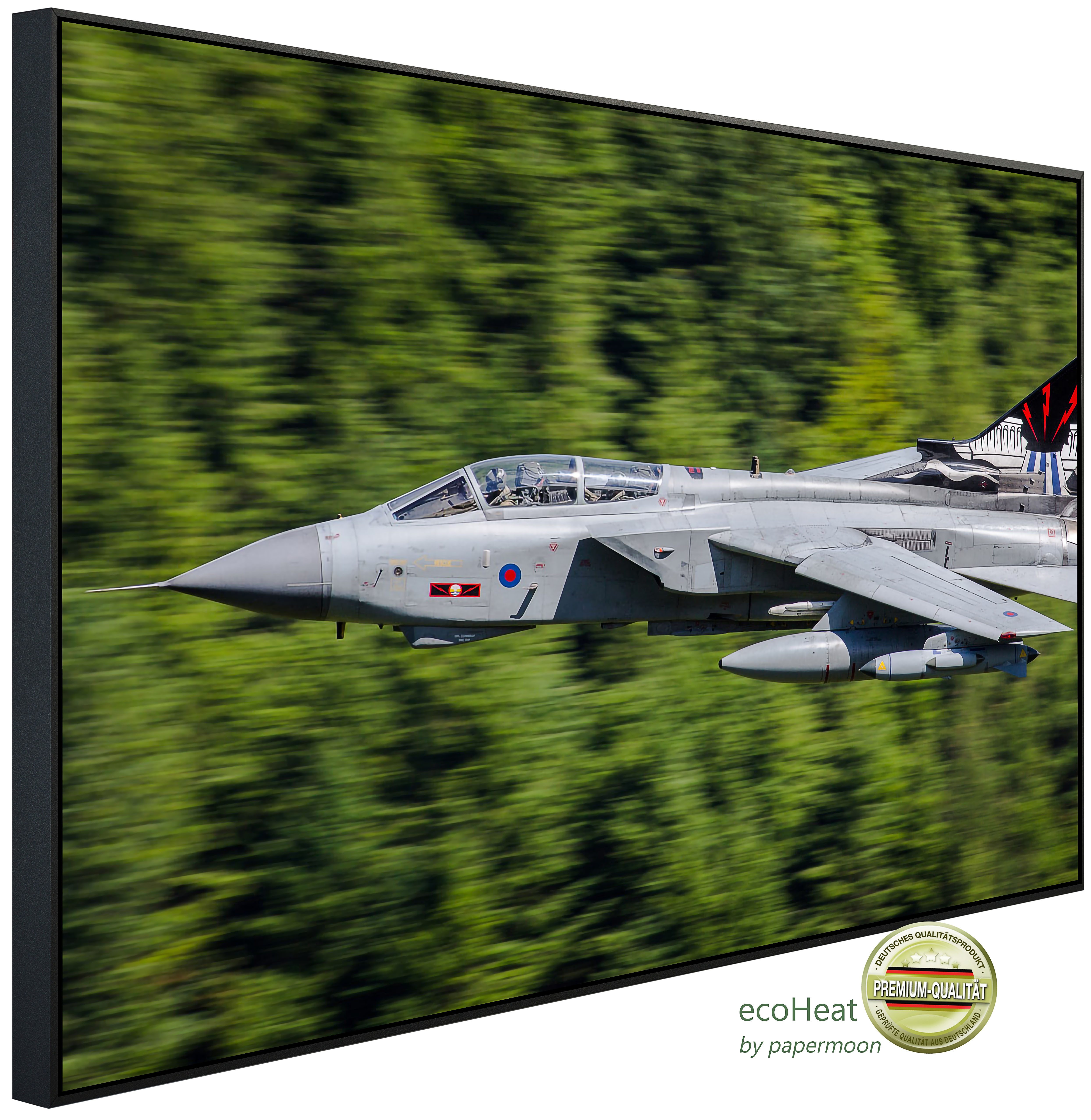 Papermoon Infrarotheizung INFRAROT-BILD-HEIZUNG, Jet, TÜV-Rheinland/GS zertifiziert, angenehme Strahlungswärme