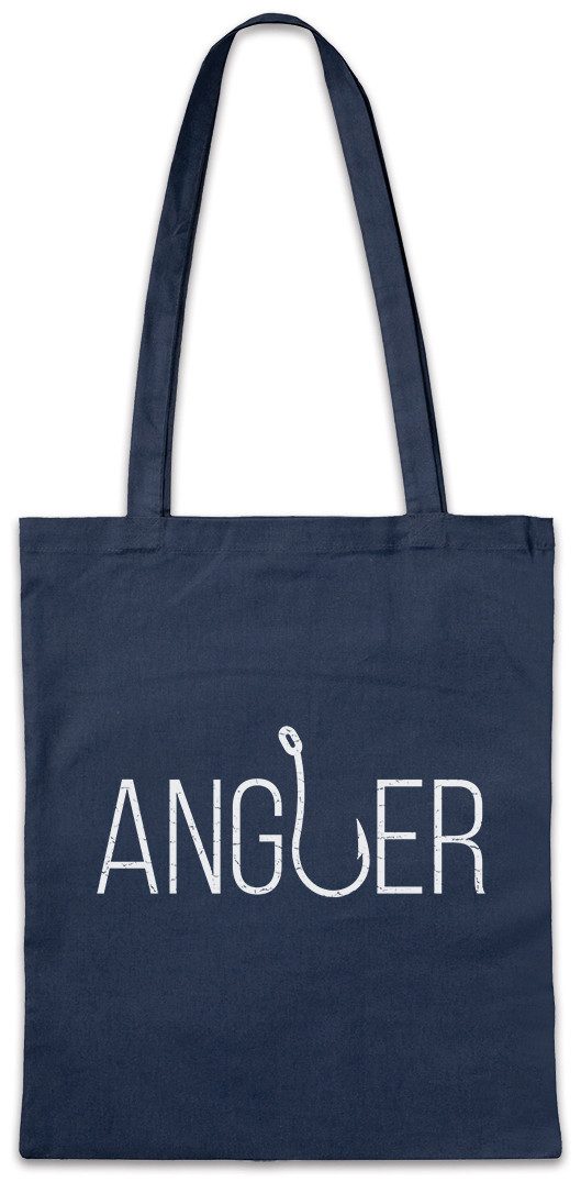 Urban Backwoods Beuteltasche Angler Stofftasche Angeln Fisch Verein Haken Sport Fischer Angel Meer (1-tlg), Fischen Hobby Fun