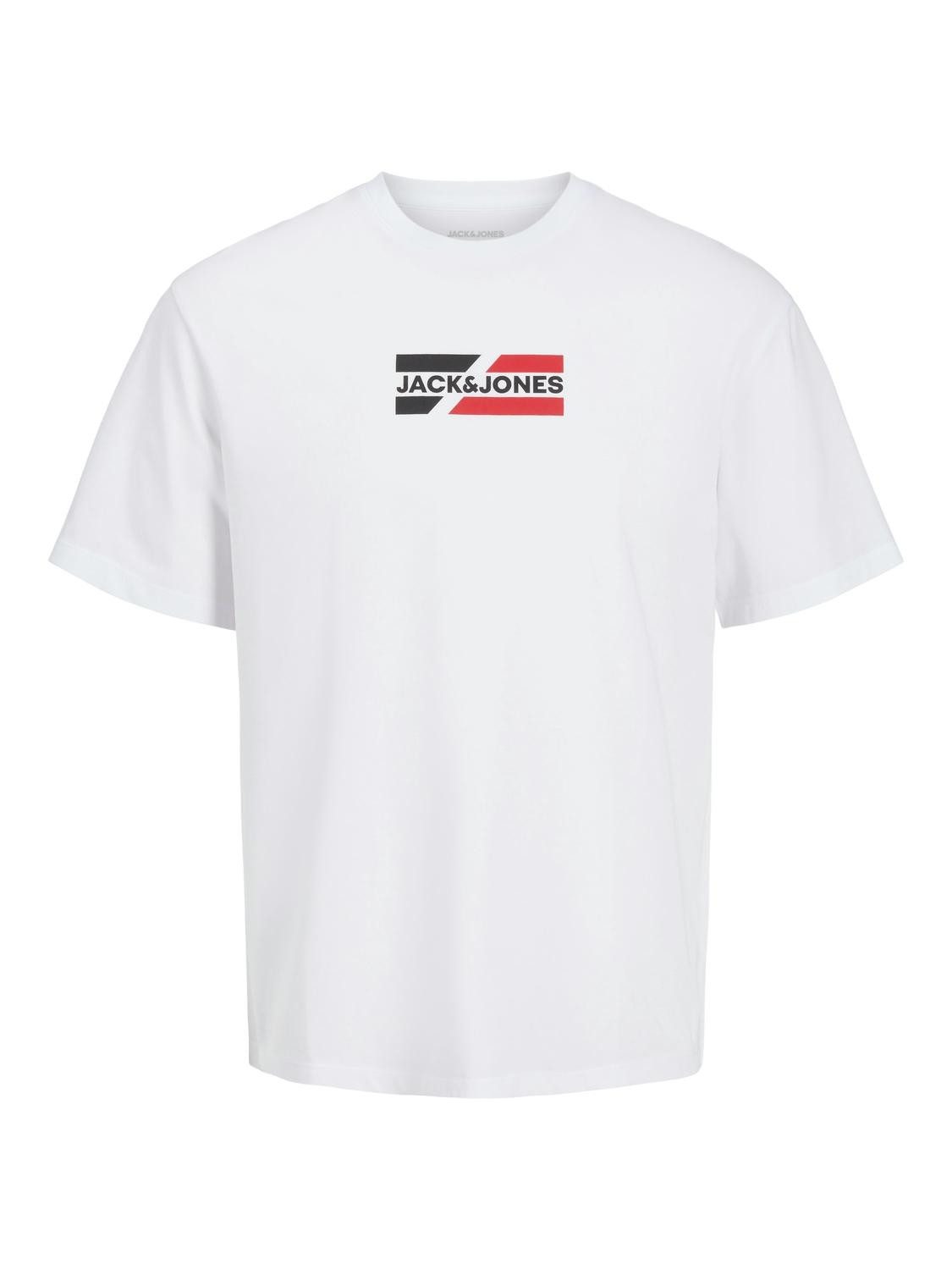 Jack & Jones Herren Rundhals T-Shirt JJCORP GRAPHIC TEE SS O-NECK - Regular günstig online kaufen