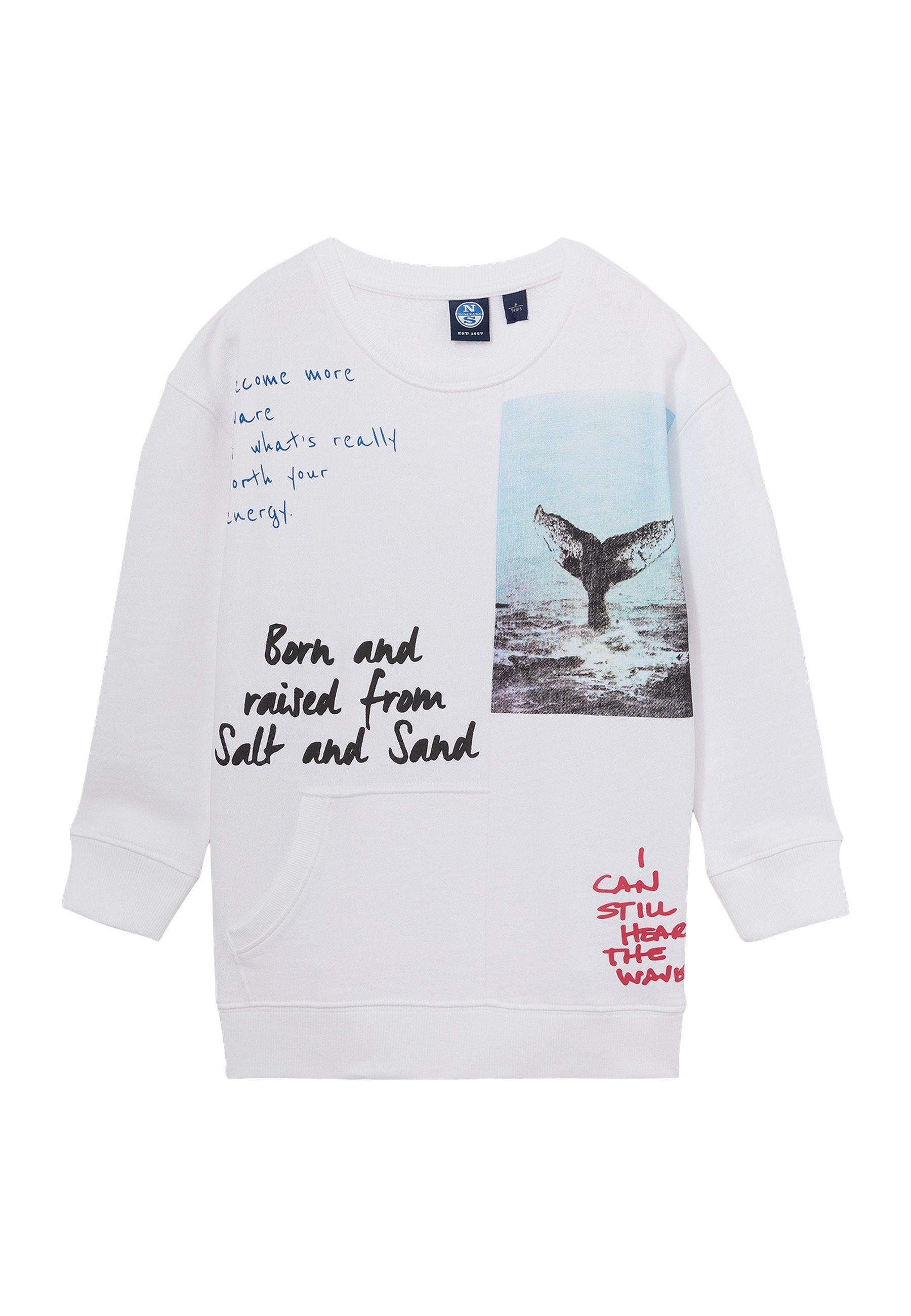 Oversize-Sweatshirt Sweatshirt weiss North Sails