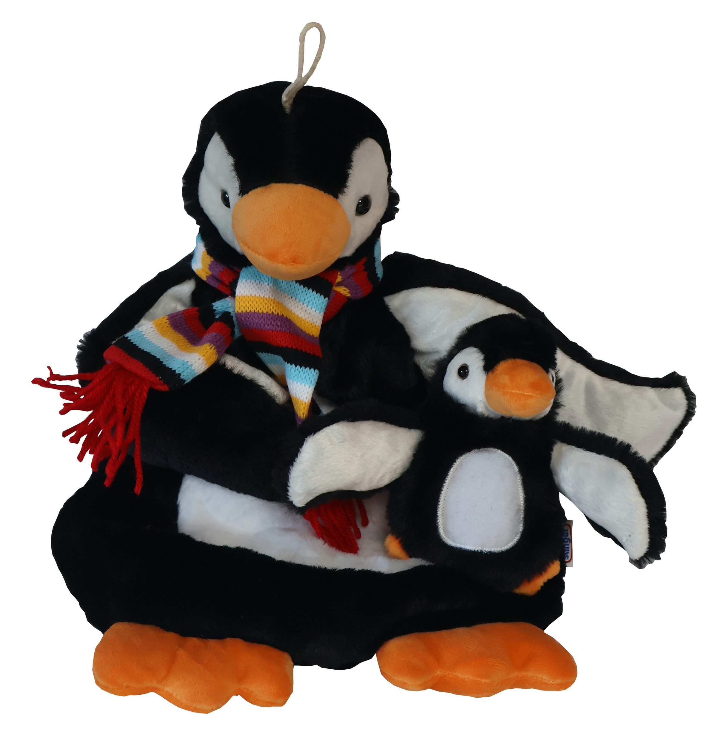 foolonli Wärmekissen Wärmflasche Pinguin 0,8 L Kuscheltier Wärmkissen Körnerkissen Baby