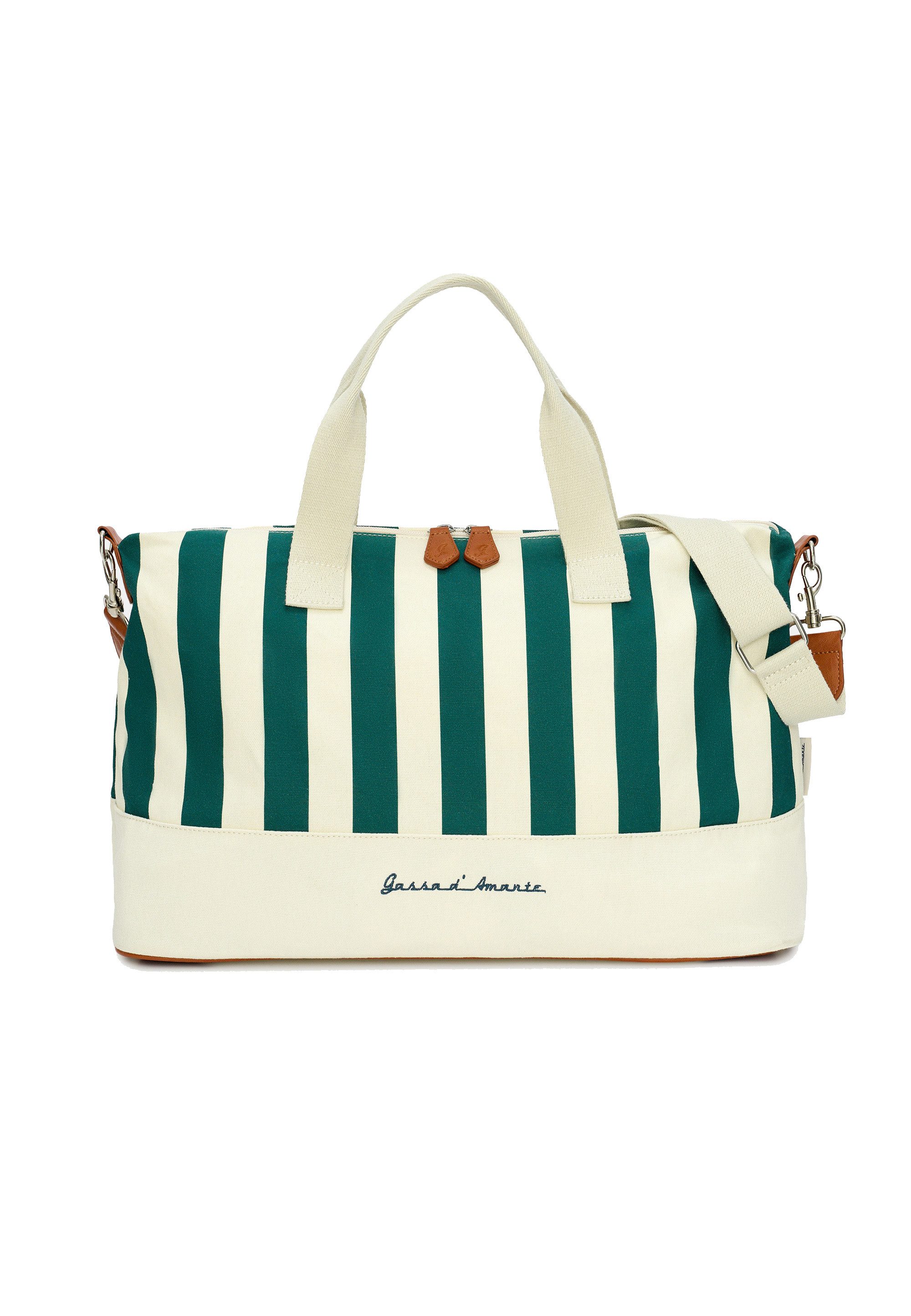 Gassa d'Amante Henkeltasche Forte dei Marmi, mit Doppelgriff und Schultergurt