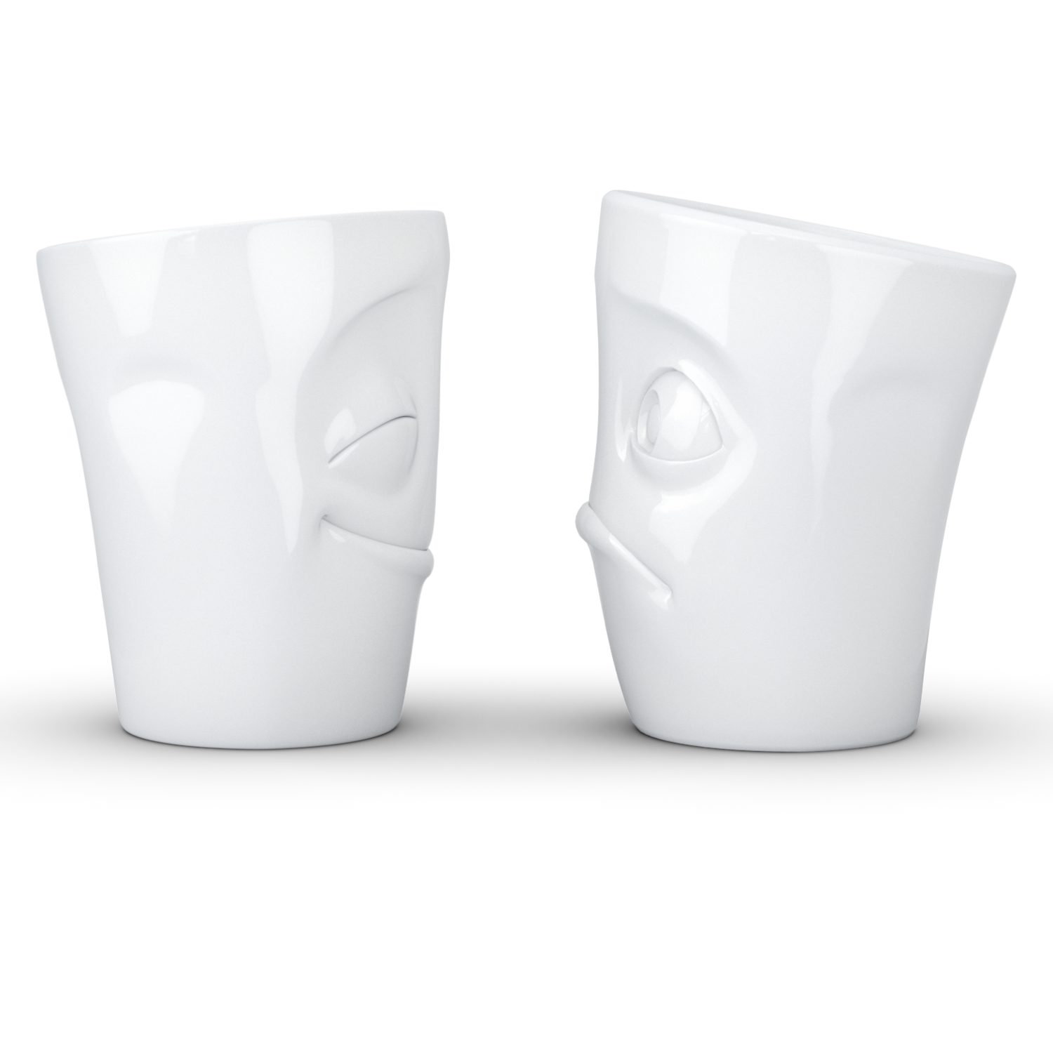 FIFTYEIGHT PRODUCTS Becher FIFTYEIGHT Becher-Set, 2-tlg., Porzellan, Hartporzellan in bruchsicherer Hotelqualität
