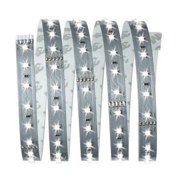 Paulmann LED-Streifen MaxLED 500 Basisset 1,5m Daylight IP20 6500K 9W 230/24V 20VA Silber, 1-flammig