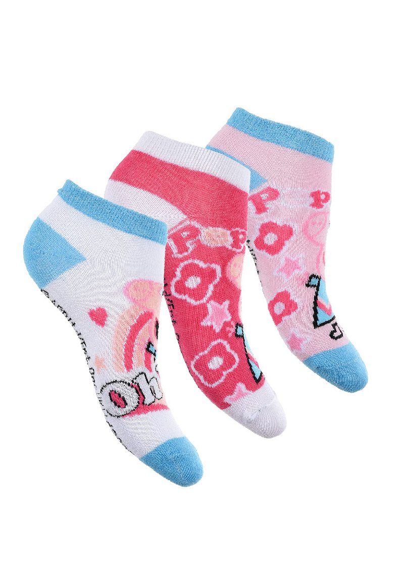 Peppa Pig Sneakersocken Peppa Wutz Kinder Mädchen Söckchen (6-Paar) mit unterschiedlichen Designs