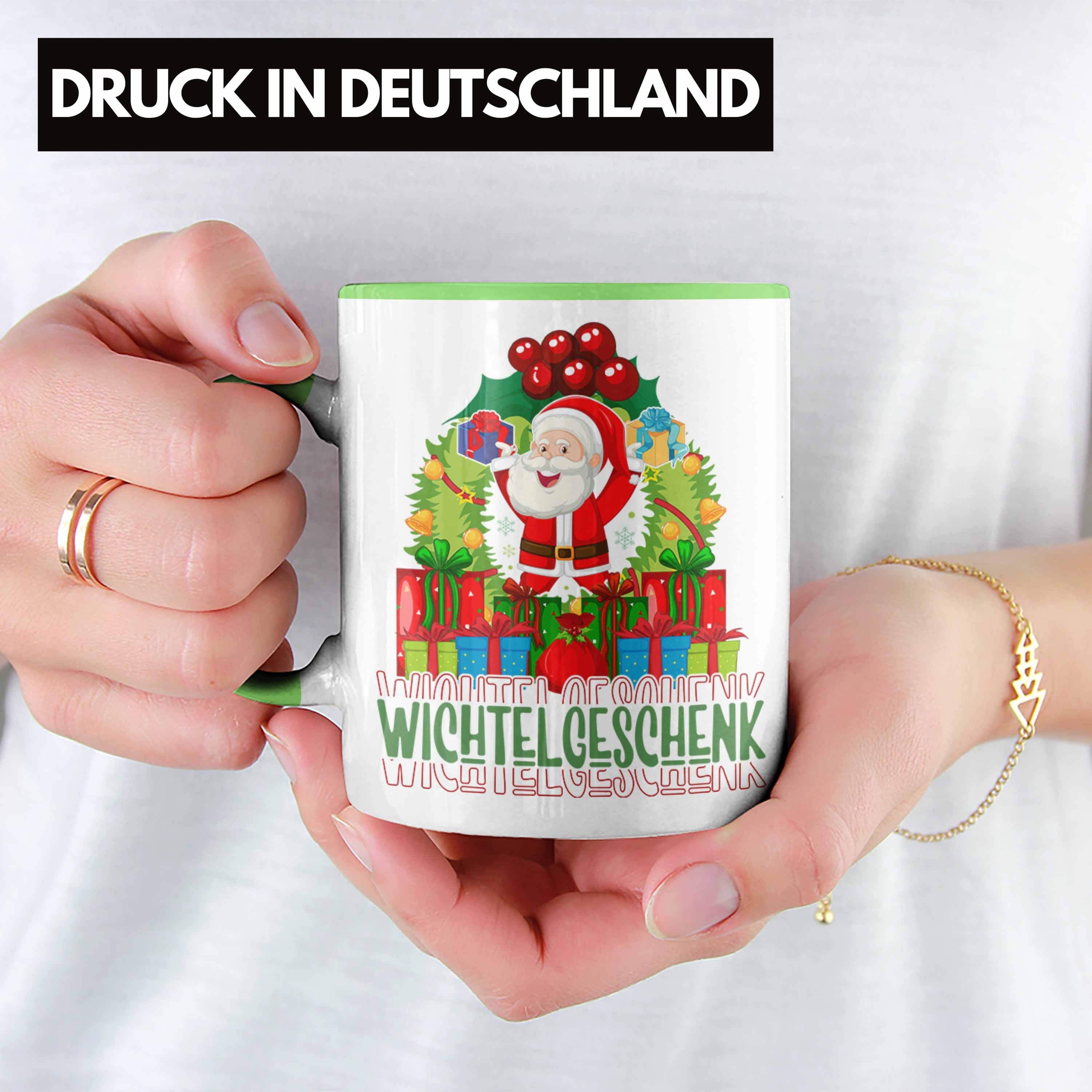 Grün Trendation Frauen Weihnach Schrott-Wichtelgeschenk Tasse Geschenk Wichteln Kollegen für