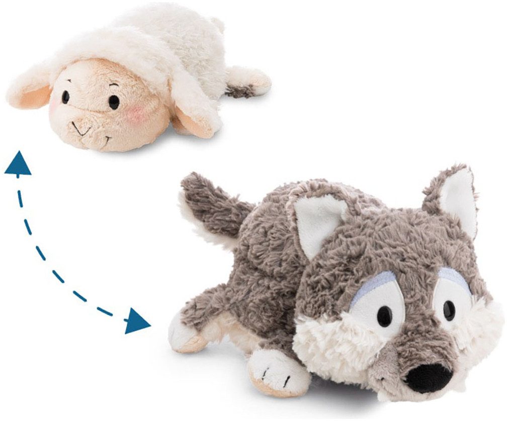 Nici Kuscheltier Twistimals, 25 cm, mit Wendefunktion 2in1