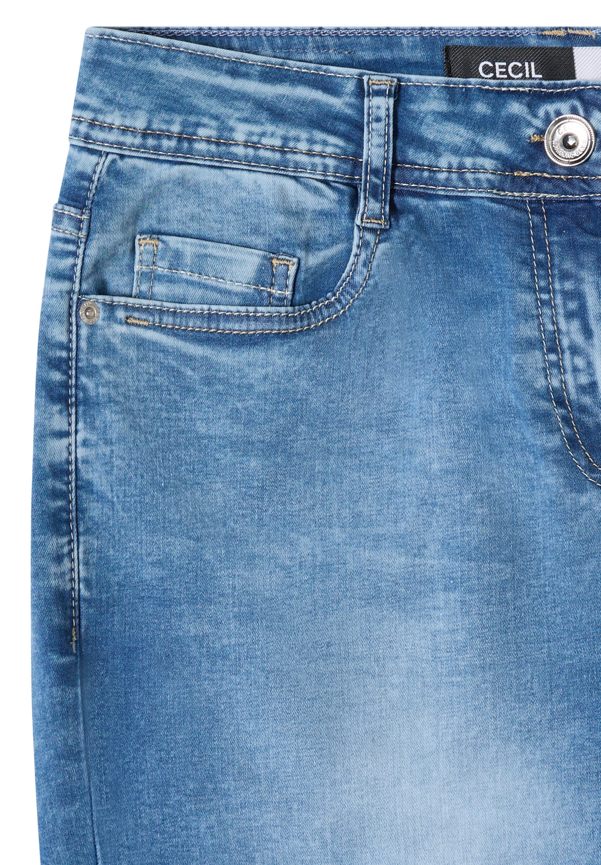 CECIL Loose-fit-Jeans High Waist