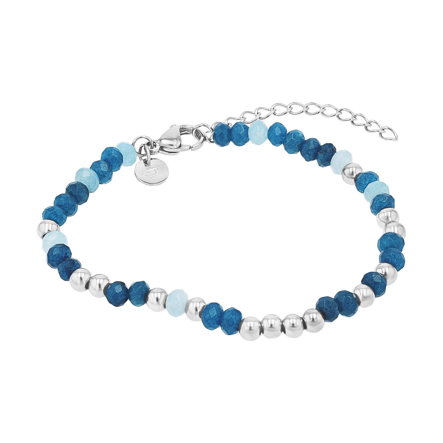 TOM TAILOR Armband Schmuck Geschenk Edelstahl Kugeln, mit Glassteine – Bild 2 von 4