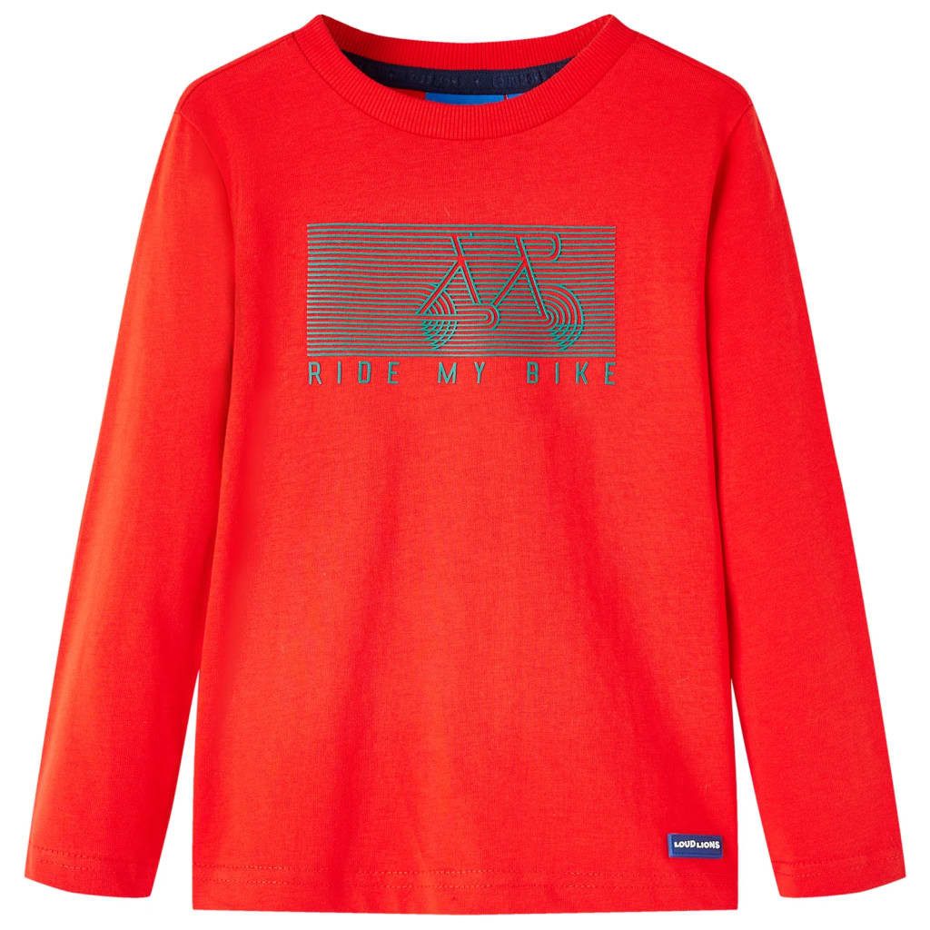 Langarmshirt Kinder-Langarmshirt Rot 116