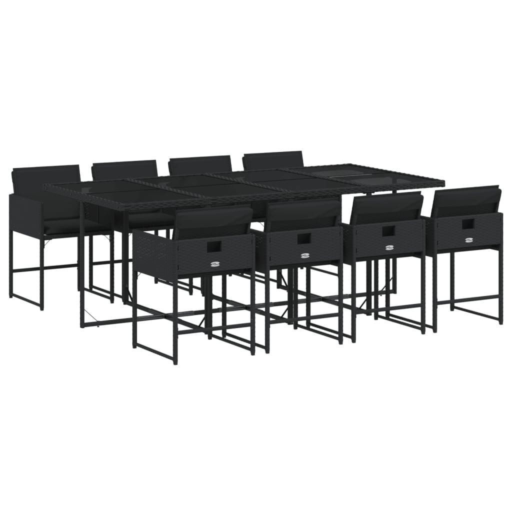 vidaXL Garten-Essgruppe 9-tlg. Garten-Essgruppe mit Kissen günstig online kaufen