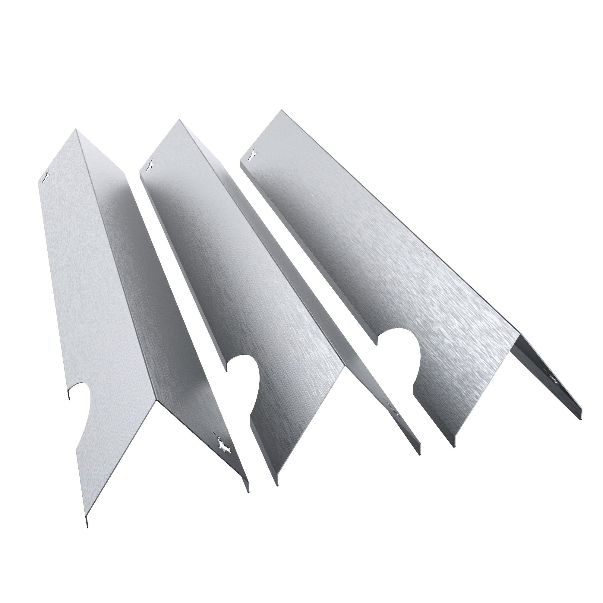 tuning-art Grillerweiterung GA32 Brennerabdeckung Set Edelstahl für Weber Genesis 2 200er 2013-