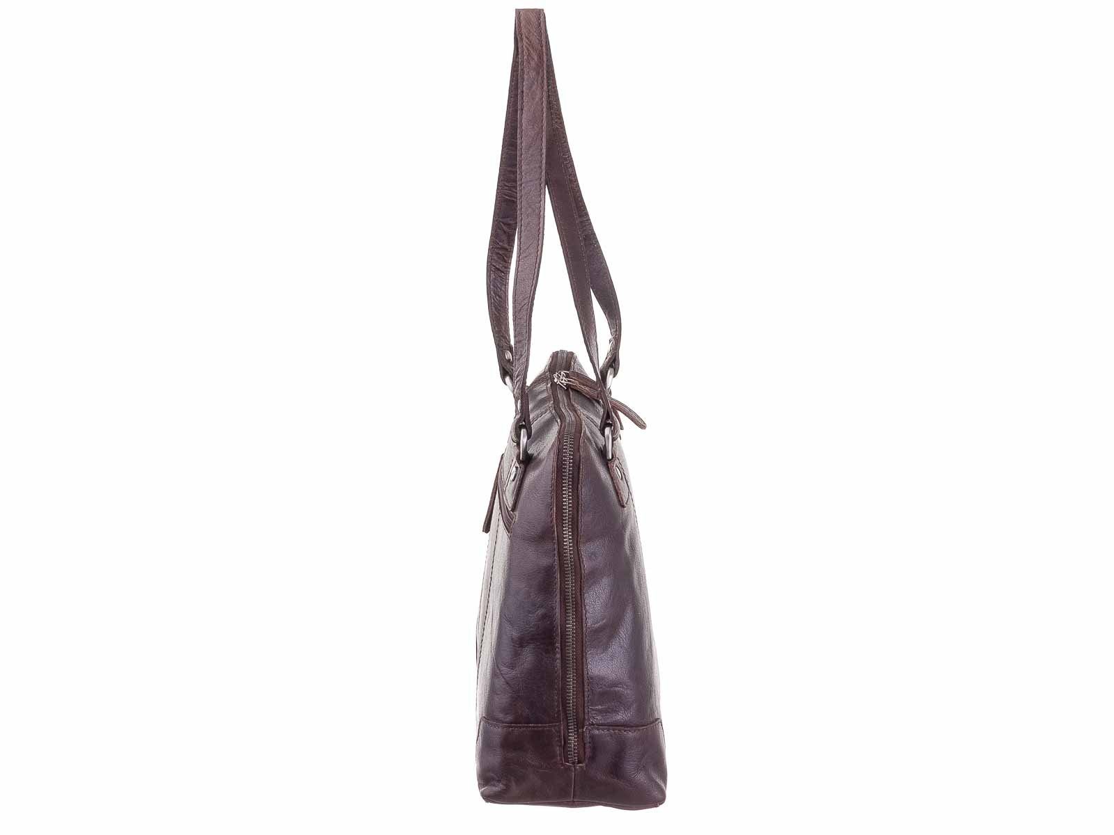 The Chesterfield Brand Umhängetasche C481005 Leder Umhängetasche (ein Stück, 1-tlg., ca. B/H/T 30/25/11,5 cm), Echtleder
