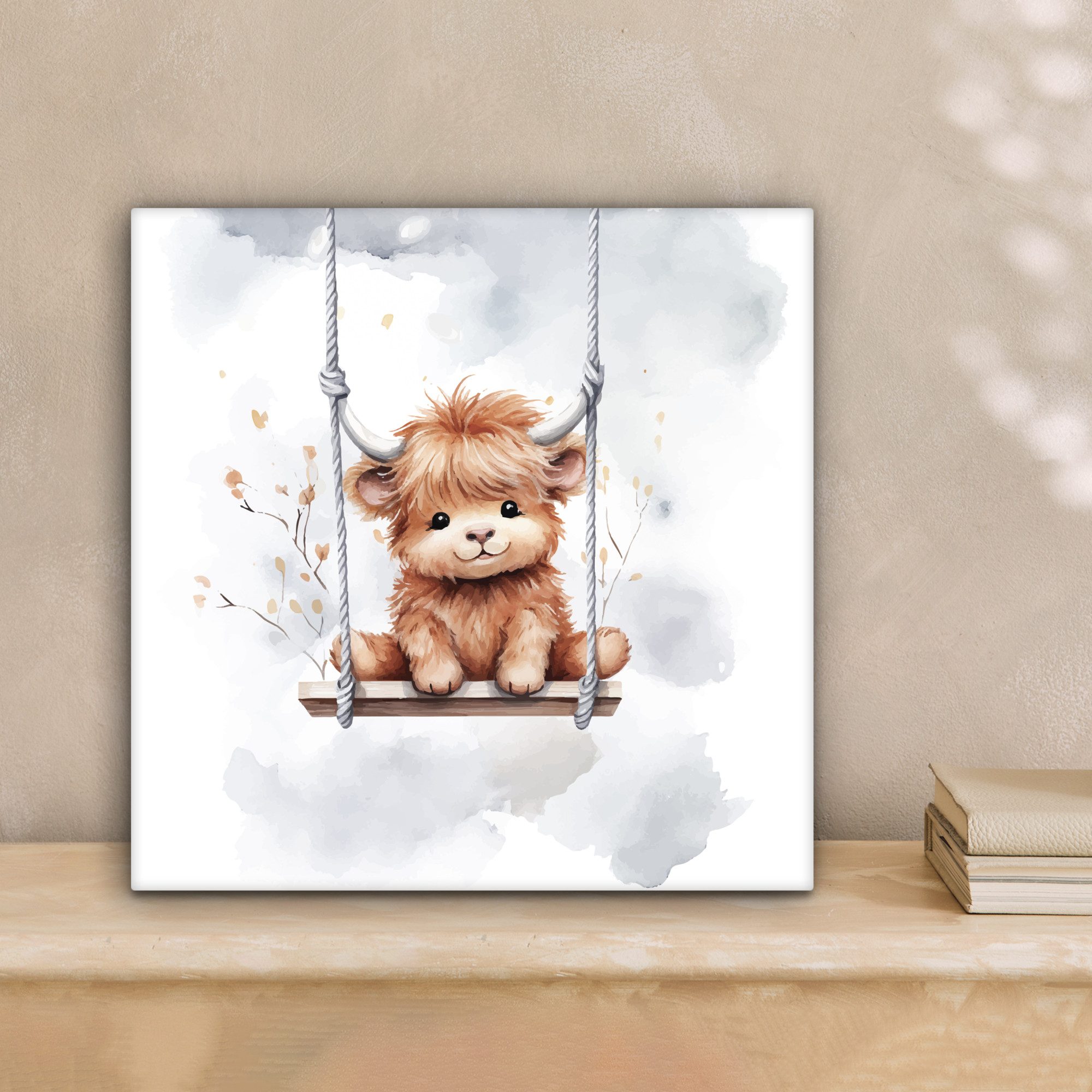 OneMillionCanvasses® Leinwandbild Schottischer Hochländer - Tier günstig online kaufen