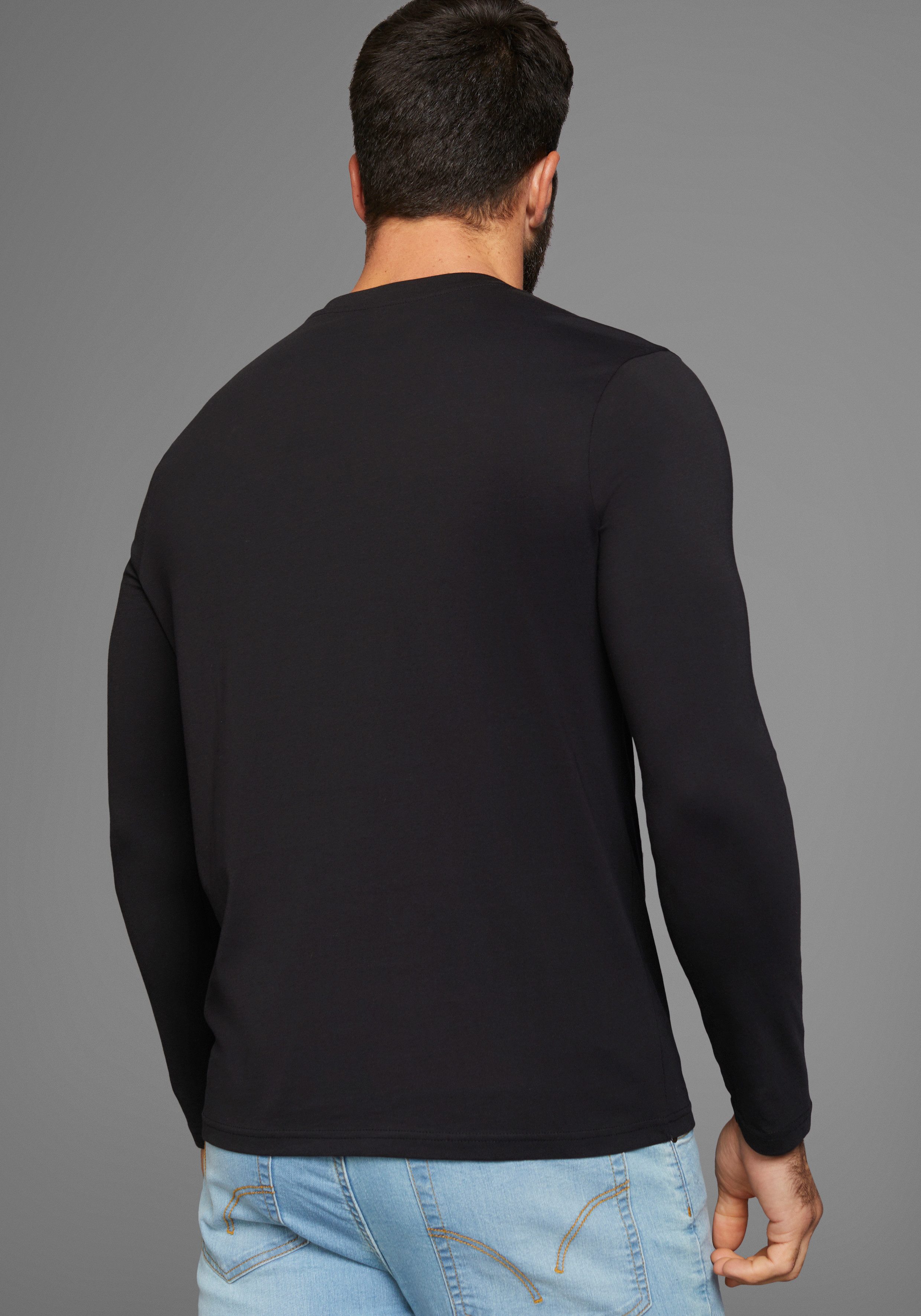 Man's World Langarmshirt auch zum Unterziehen