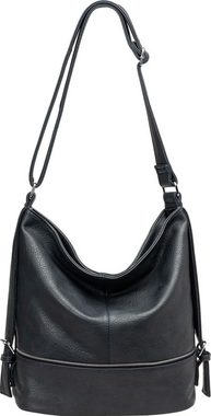 Caspar Schultertasche TS732 große Damen XL Umhängetasche