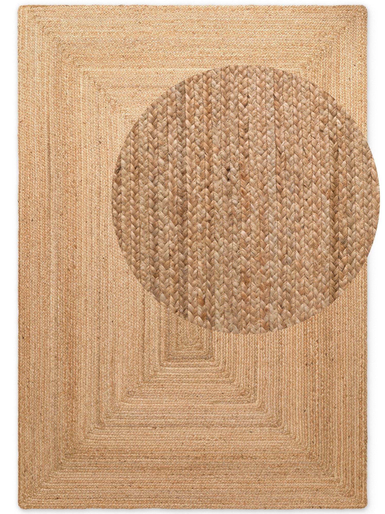 HANSE Home Teppich Sharmila Juteteppich, rechteckig, Höhe: 9 mm, 100% Jutef günstig online kaufen