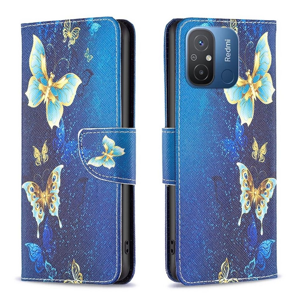 Wigento Handyhülle Für Xiaomi Redmi 12C Kunstleder Handy Tasche Book Motiv Etuis Schutz Wigento Handyhülle Für Xiaomi Redmi 12C Kunstleder Handy Tasche Book Motiv Etuis Schutz
