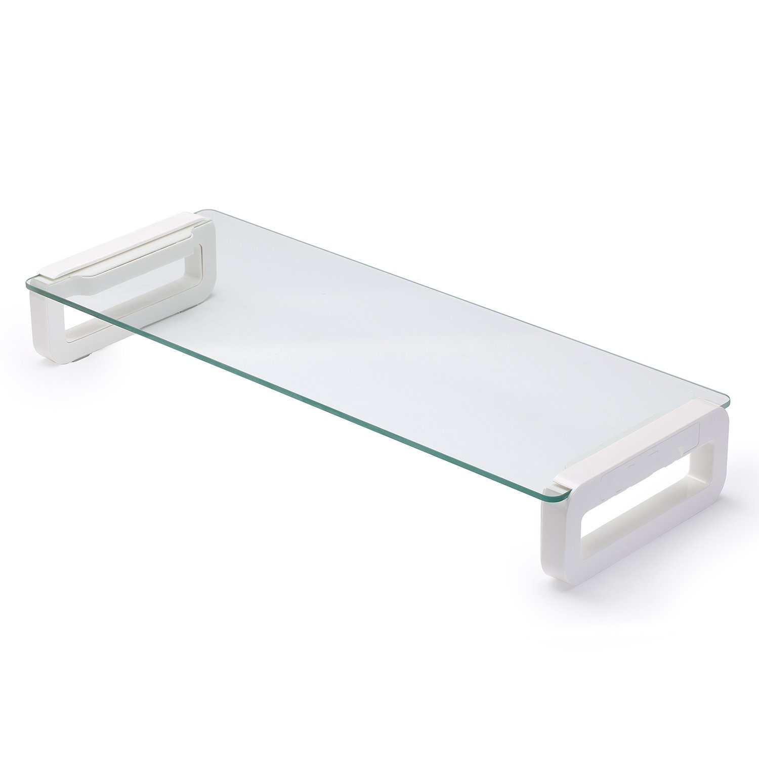 SLABO Gartengerätehalter Monitorständer für iMac, MacBook, Monitor, Notebook Aluminium Plexiglas