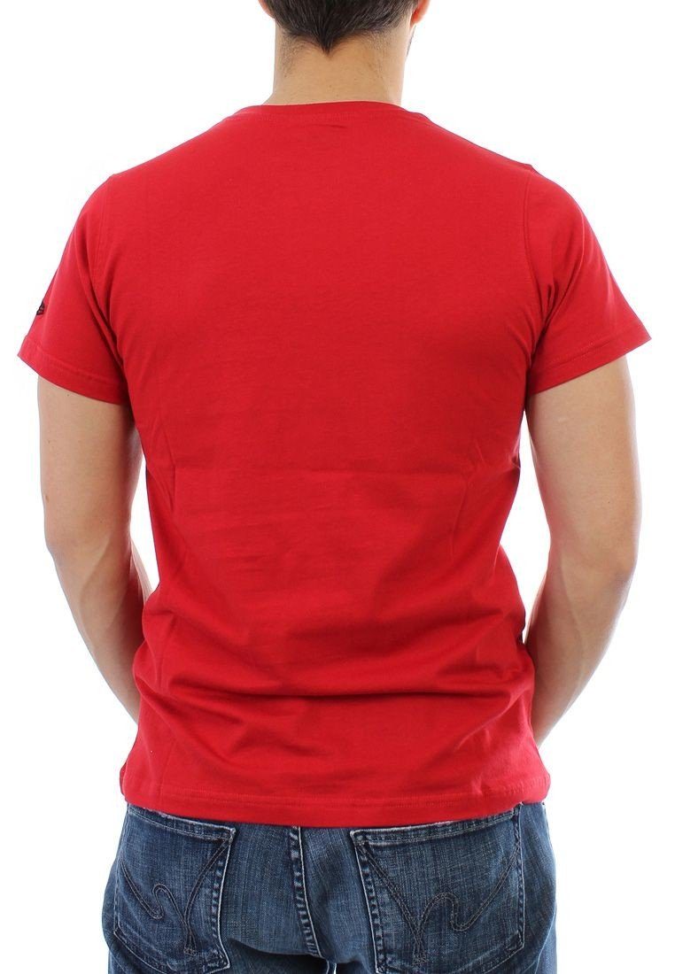 - Era - T-Shirt Men T-Shirt New Scarlet STICKER New VISOR Era
