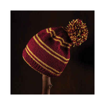 Harry Potter Strickmütze Harry Potter Mütze rot zum Stricken - Gryffindor