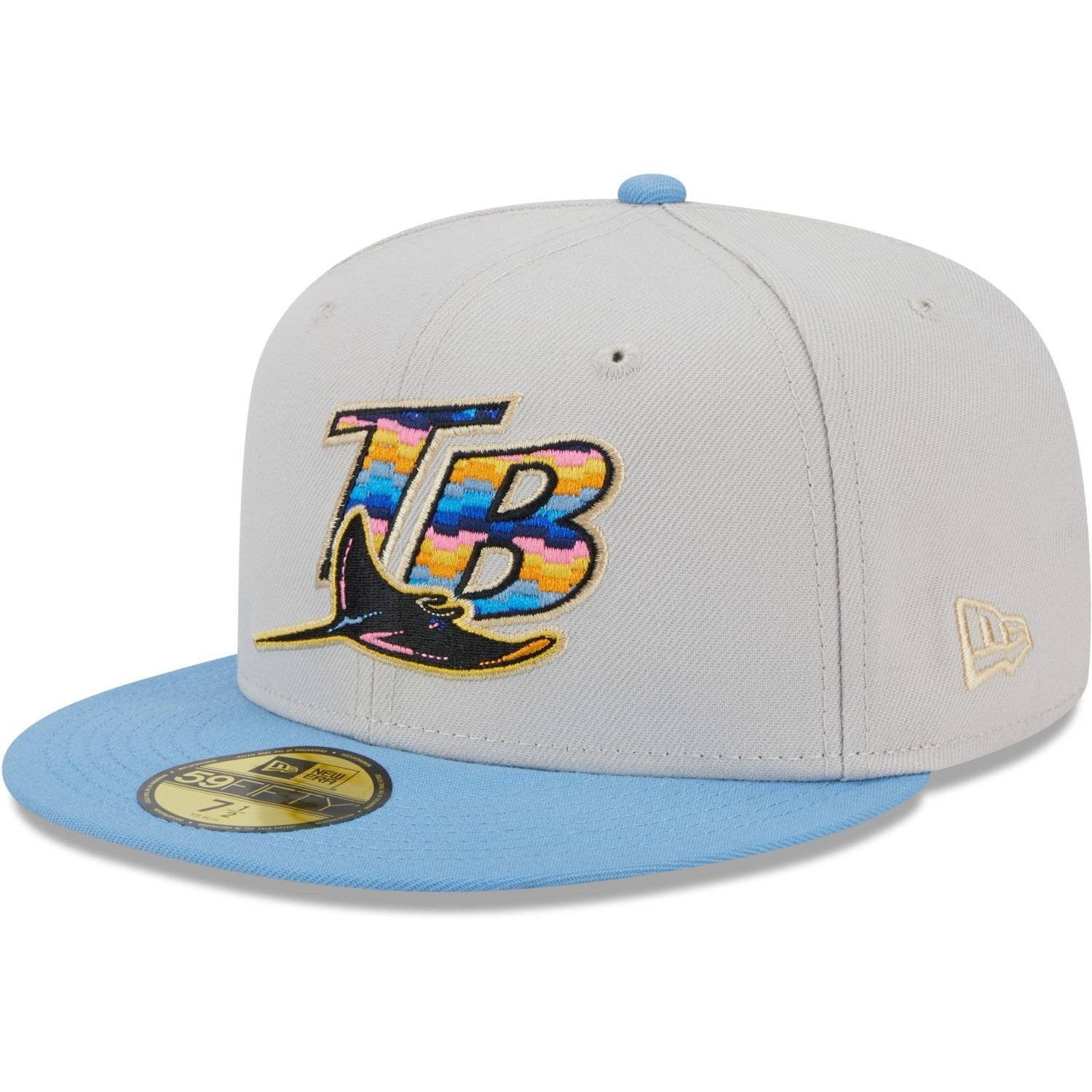 New Era Fitted Cap 59Fifty BEACHFRONT Tampa Bay Rays