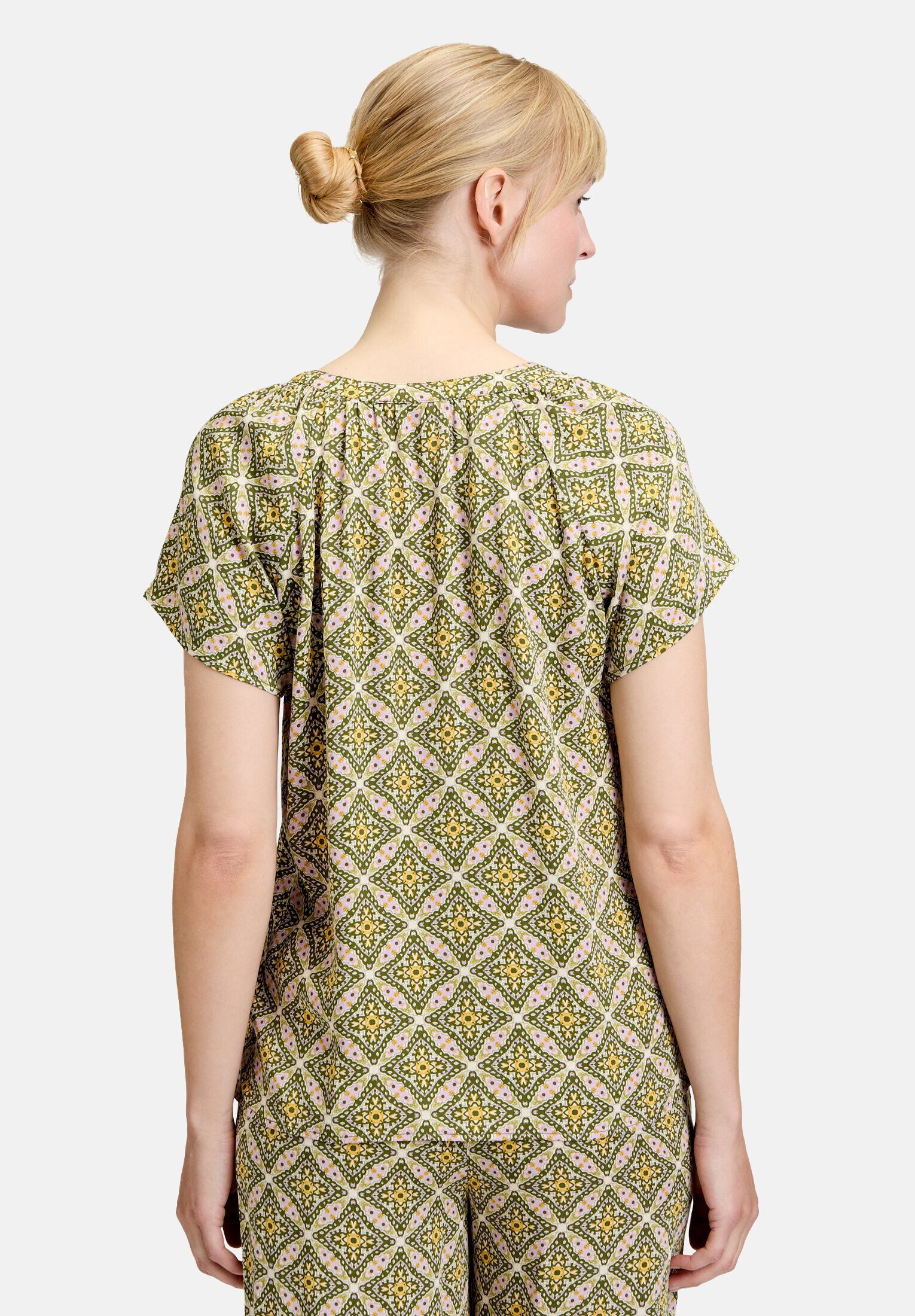 Cartoon Shirtbluse Damen mit Muster