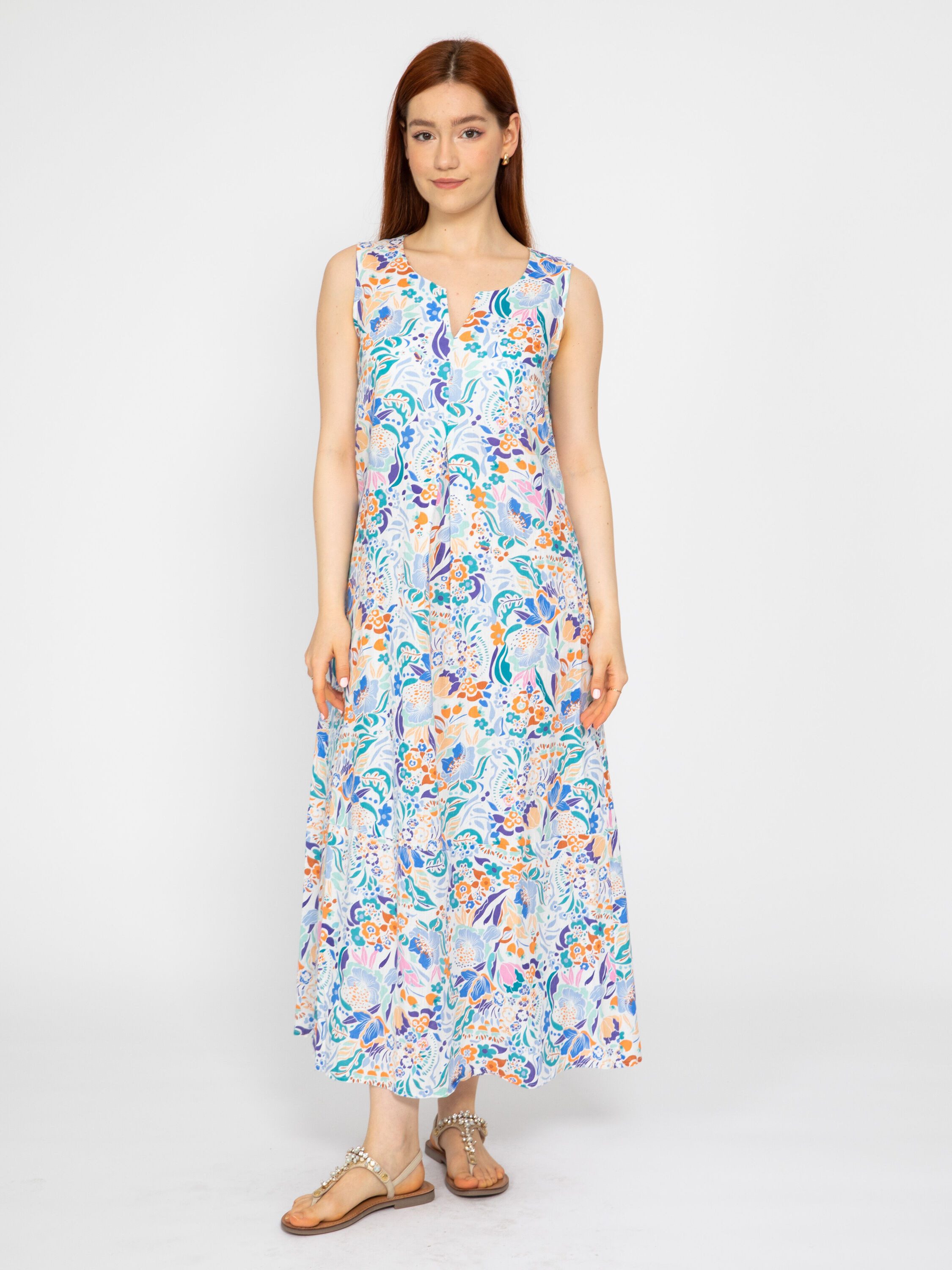 VICCI Germany A-Linien-Kleid (1-tlg) aus Leinen günstig online kaufen