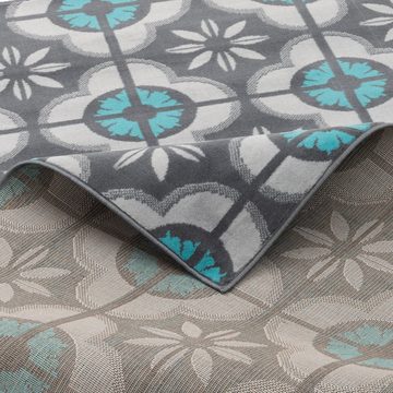 Designteppich Designer Teppich Samba Modern Fliesenoptik, Pergamon, Rechteckig, Höhe: 6 mm