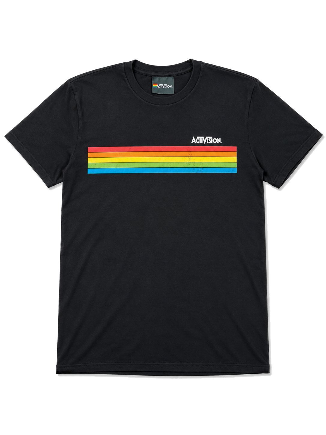 Print-Shirt Activision Herren T-Shirt Schwarz Retro Gaming Lizenzshirt