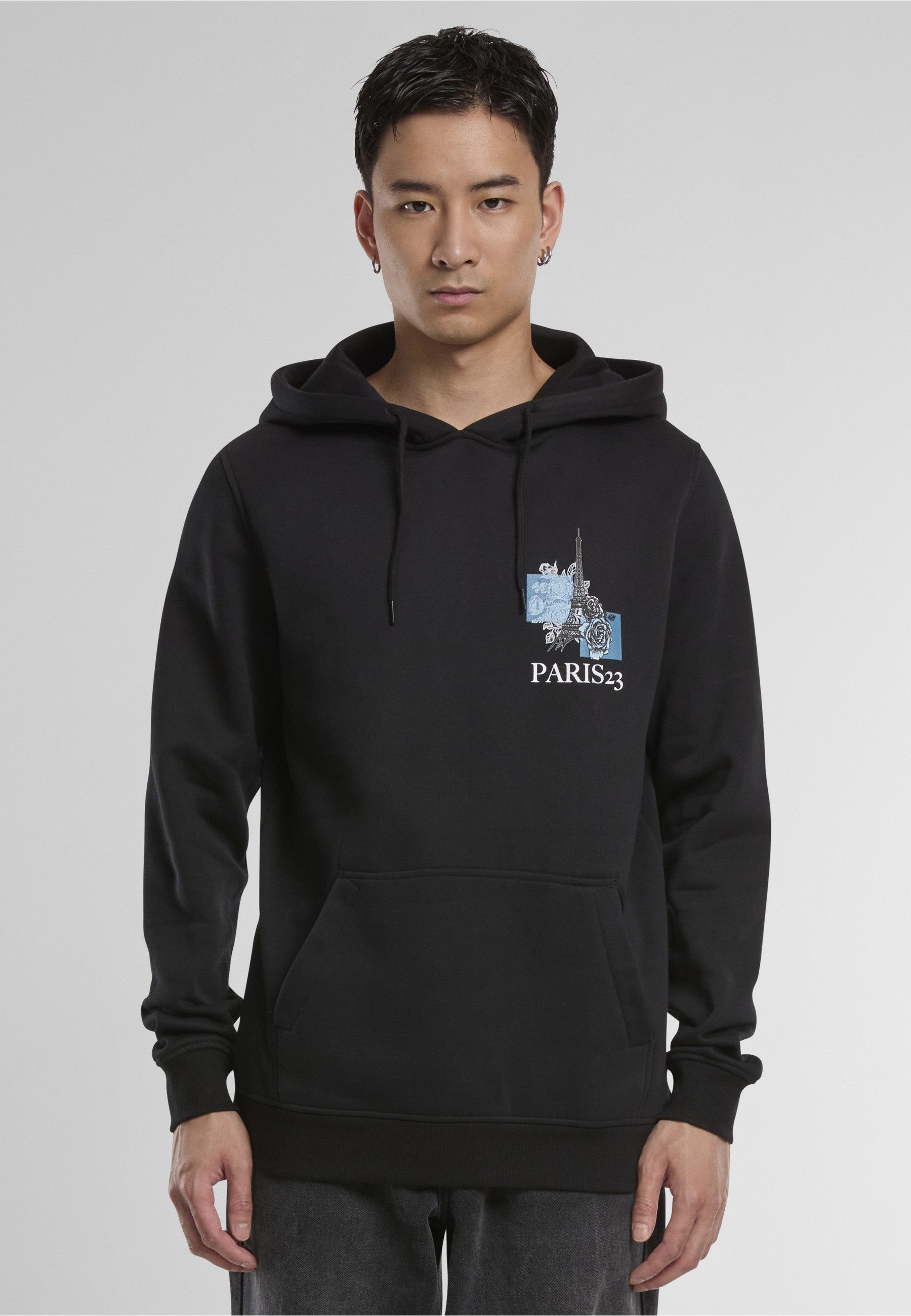 MisterTee Rundhalspullover MisterTee Herren Paris Hoody (1-tlg)