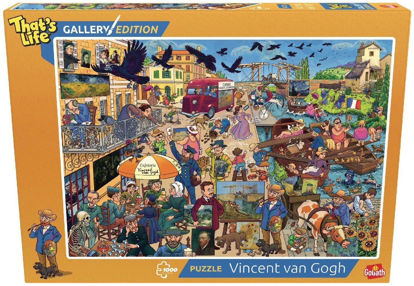 Goliath Toys Puzzle That's Life - Gallery Edition - Vincent van Gogh '23, 1000 Puzzleteile