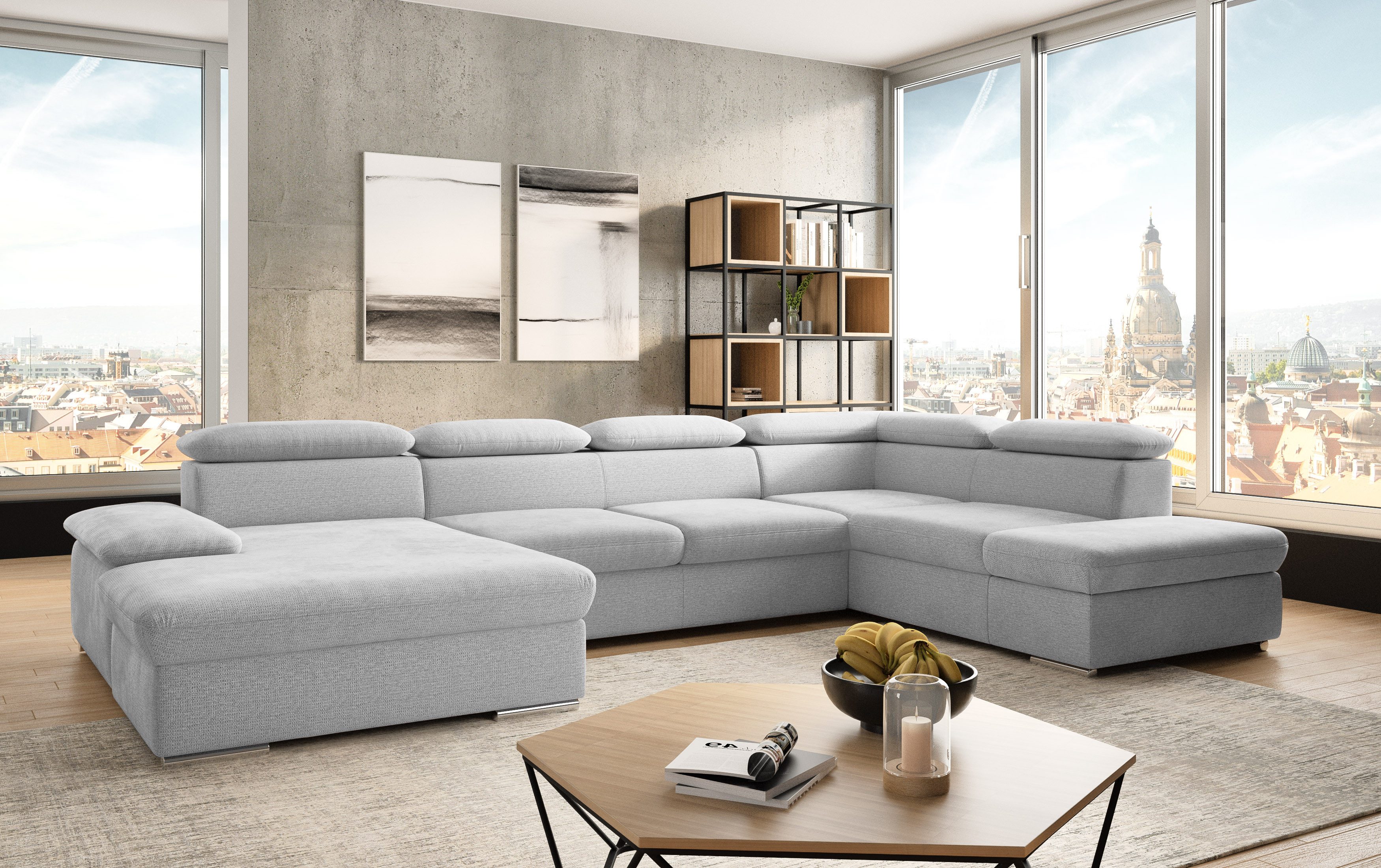 sit&more Wohnlandschaft "Valantine U-Form", inkl. Kopf- und Armteilverstell günstig online kaufen