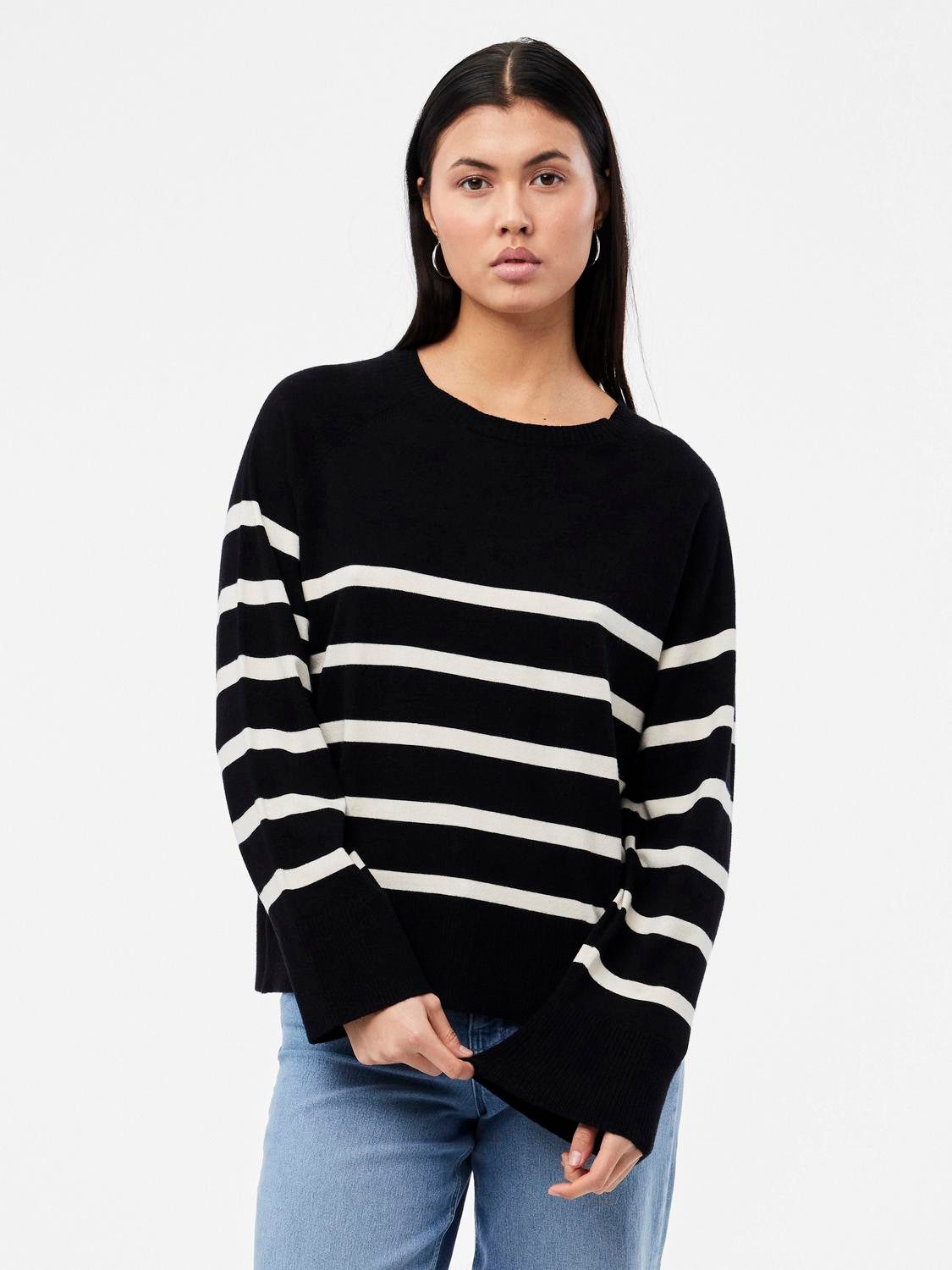 pieces Rundhalspullover PCSIA LS KNIT NOOS günstig online kaufen
