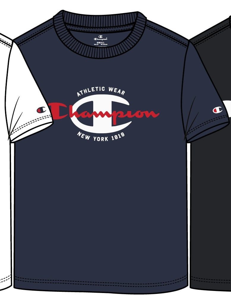 Champion T-Shirt (Baumwolle) Crew Graphic Print günstig online kaufen