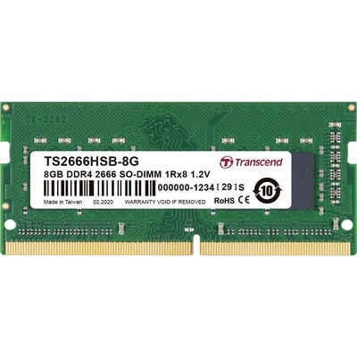 Transcend 8GB DDR4 2666MHz Speichermodul Laptop-Arbeitsspeicher