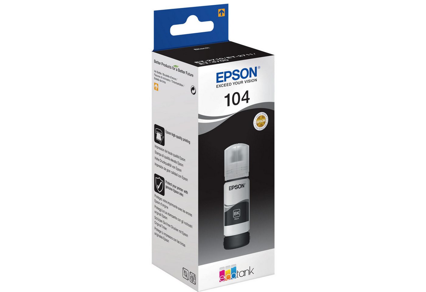 Thumbnail - Epson Epson Nachfülltinte EcoTank 104 schwarz Tintenpatrone