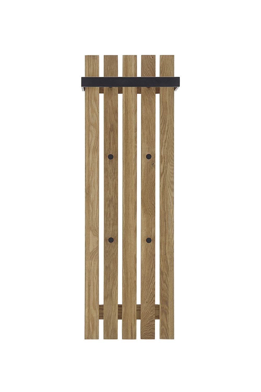 MCA furniture Garderobenpaneel in holzfarben, Eiche massiv geölt - 40x120x22 (BxHxT)