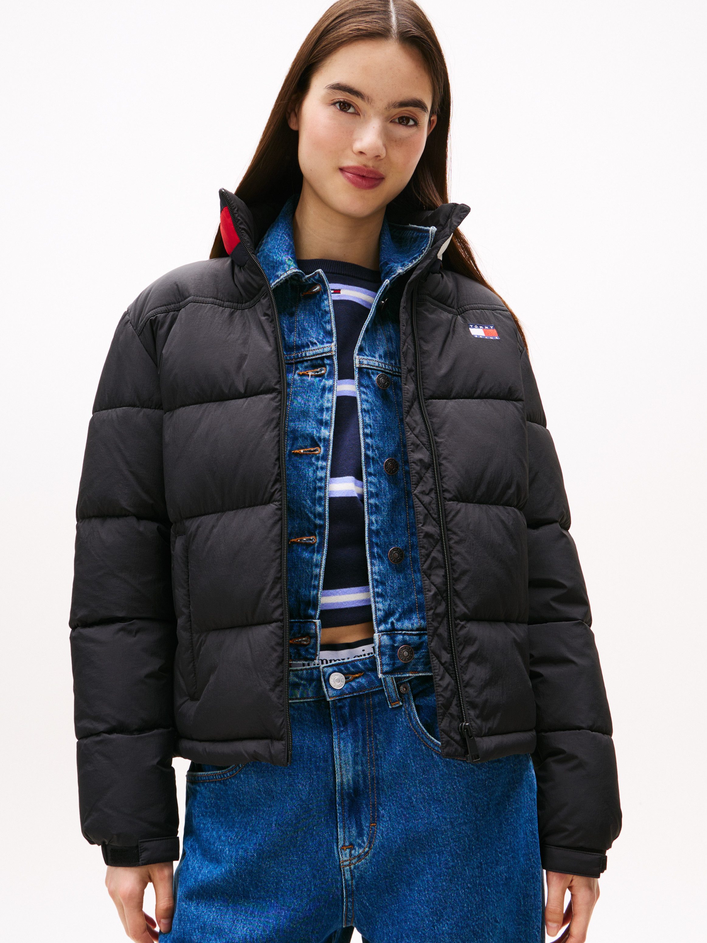 Tommy Jeans Steppjacke TJW ESS PUFFER FLAG JACKET EXT