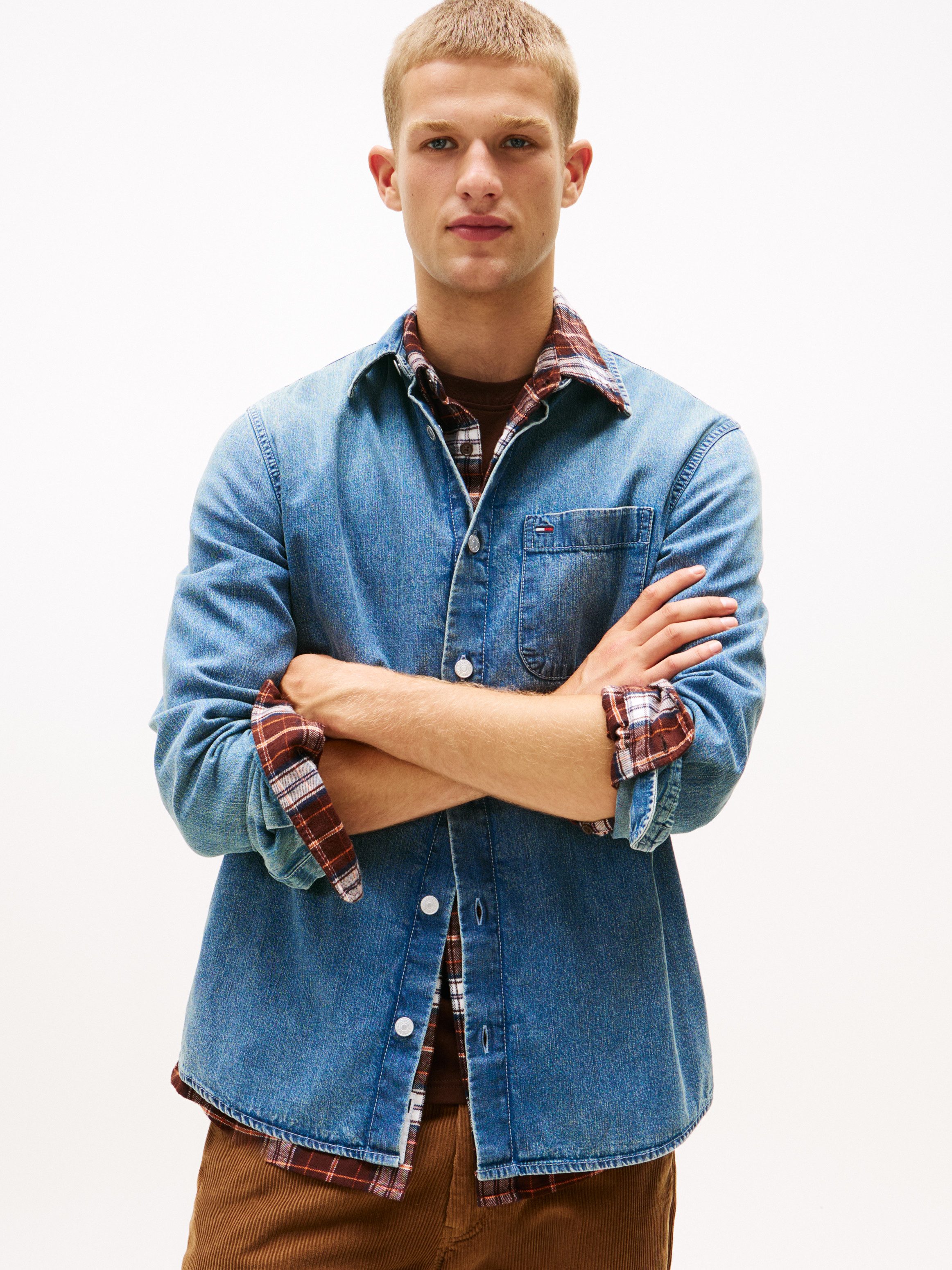 Tommy Jeans Jeanshemd REGULAR DENIM SHIRT günstig online kaufen