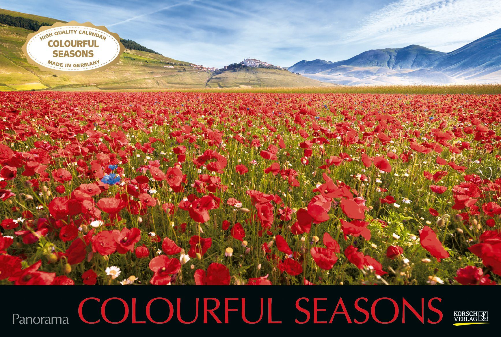 Korsch Verlag Panoramakalender Korsch Verlag Kalender Colourful Seasons