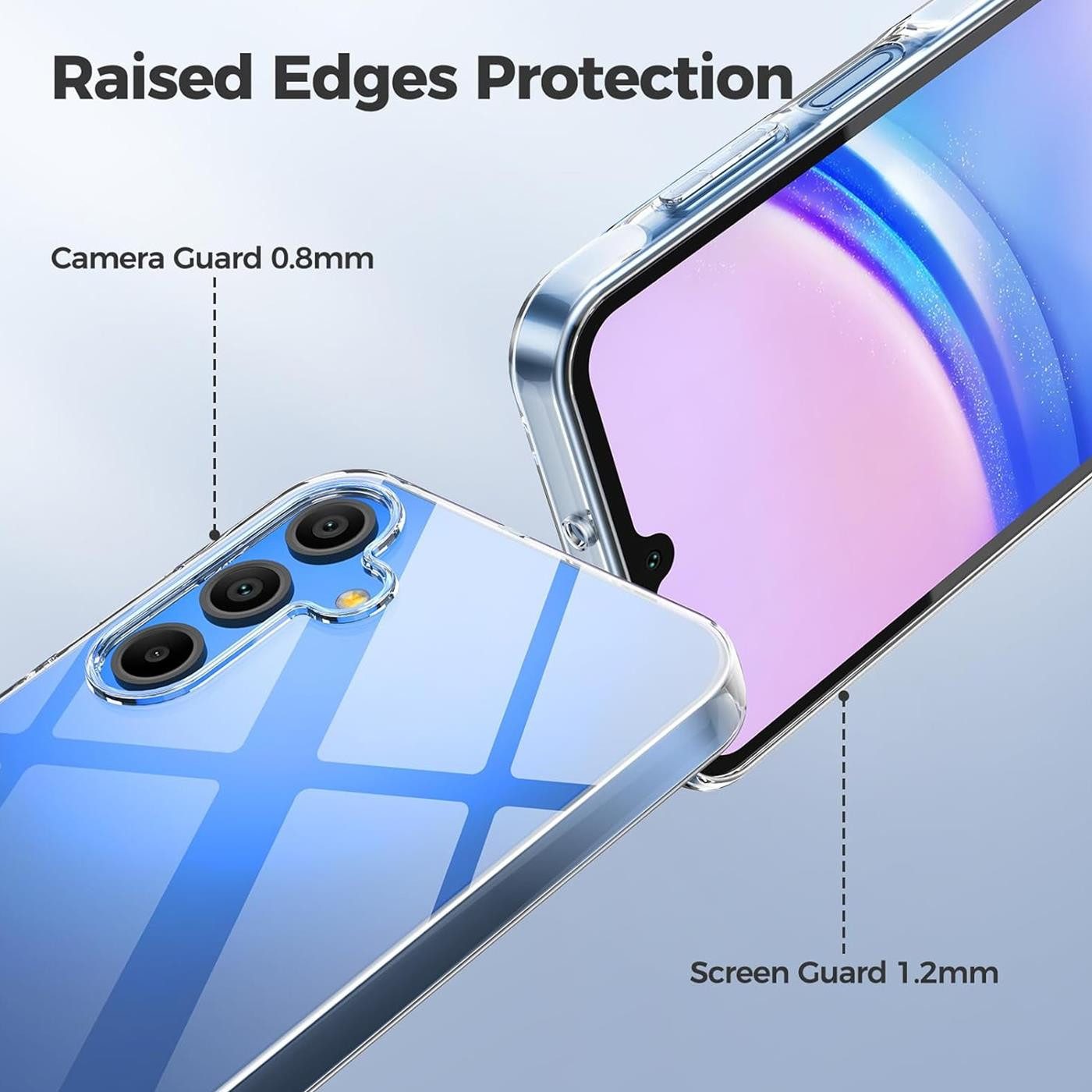CoolGadget Handyhülle Transparent Ultra Slim Case für Samsung Galaxy A16 5G 6,7 Zoll, Silikon Hülle Dünne Schutzhülle für Samsung A16 5G Hülle – Bild 2 von 5