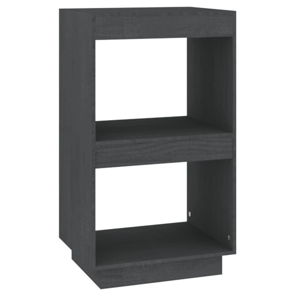 furnicato Bücherregal Grau 40x35x71 cm Massivholz Kiefer, 1-tlg.
