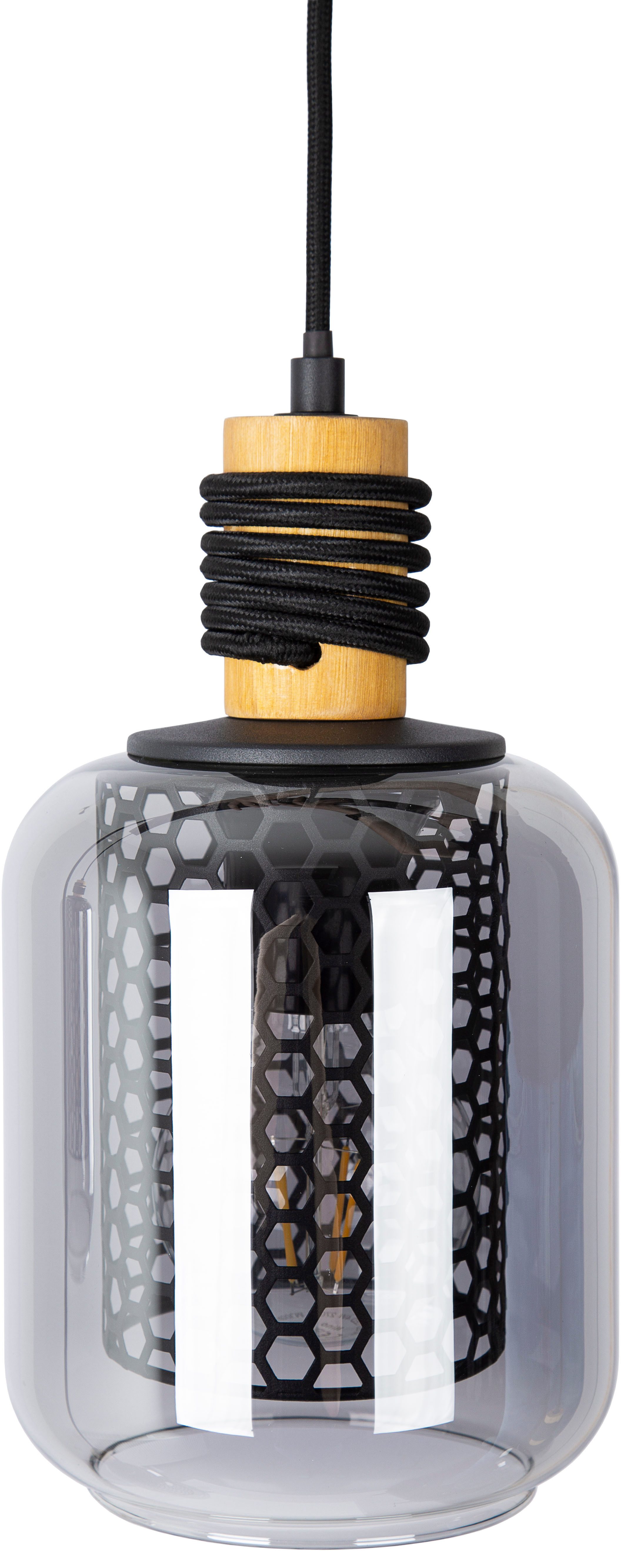 NOWA Hängeleuchte ANDO, ohne Leuchtmittel, Pendelleuchte, Hängelampe, Glas, Esstisch, Wohnbereich