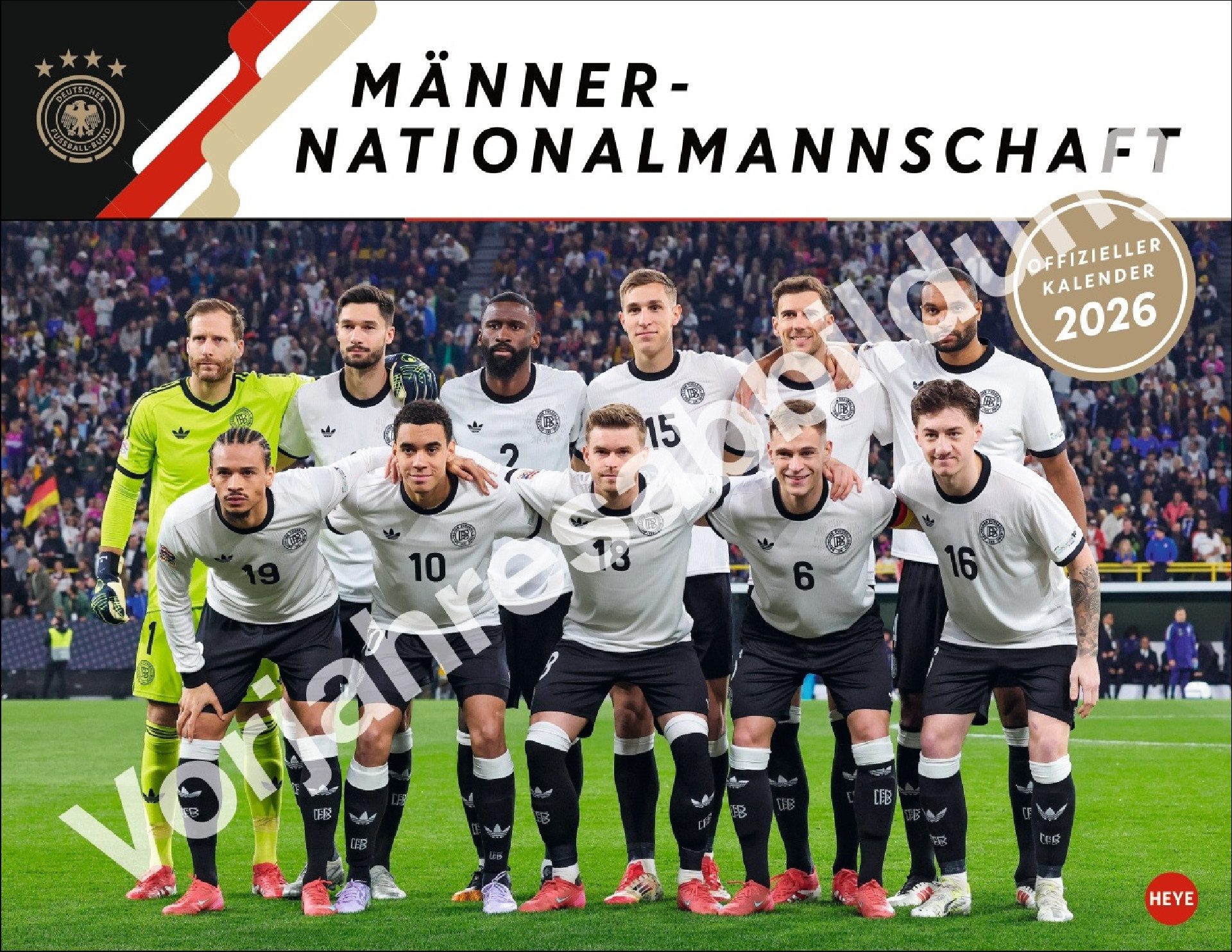 Athesia Kalenderverlag Wandkalender DFB Männer Posterkalender 2027