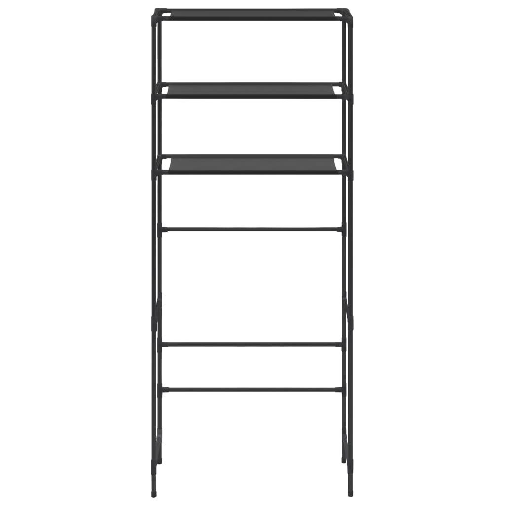 vidaXL Aufsatzregal in Schwarz, (LxBxH: 69x28x169 cm)