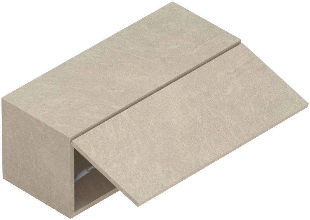 Home affaire Hängevitrine Infinity Breite 69 cm, Höhe 29 cm, Hängeschrank mit 1 Klappe, Wandschrank waagerecht zu hängen, verschiedene Farben