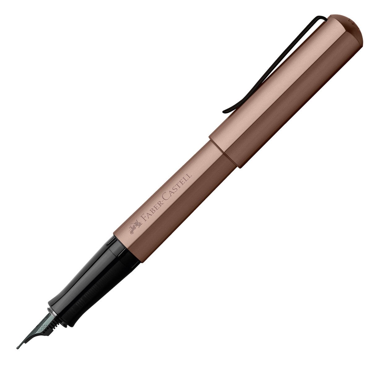 Faber-Castell Füllfederhalter FABER-CASTELL Füller Hexo B bronze