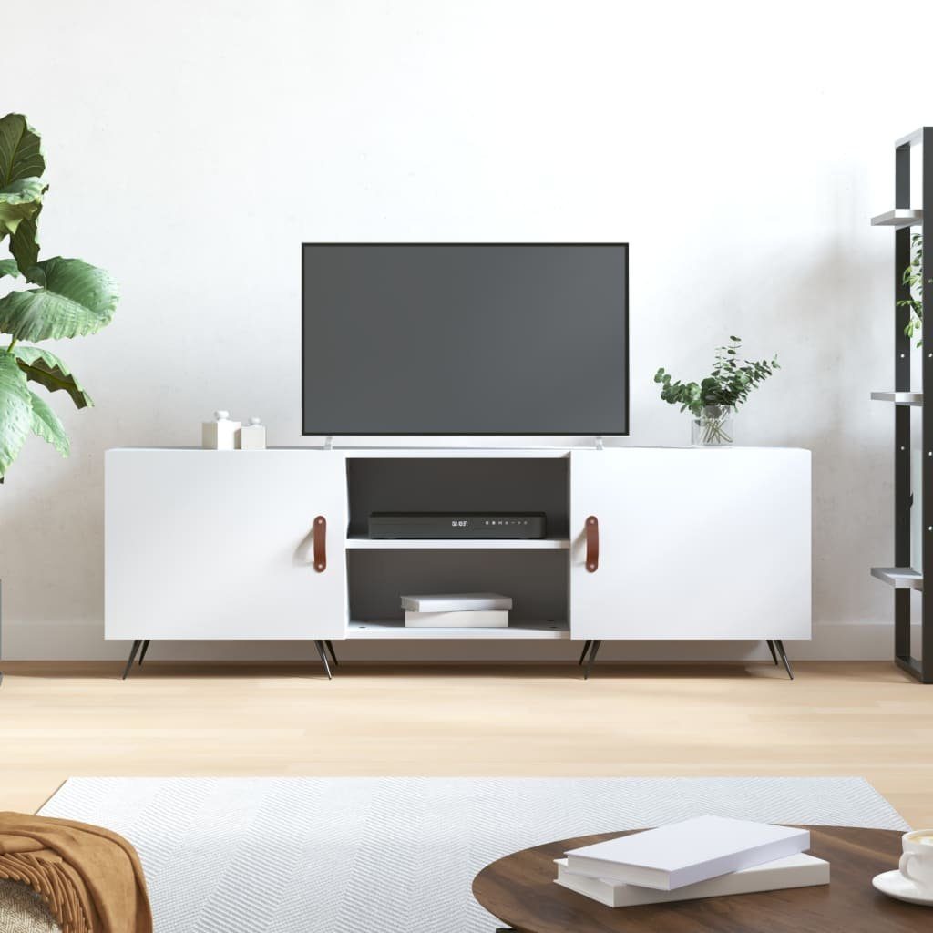 TV-Schrank Weiß Holzwerkstoff cm furnicato 150x30x50
