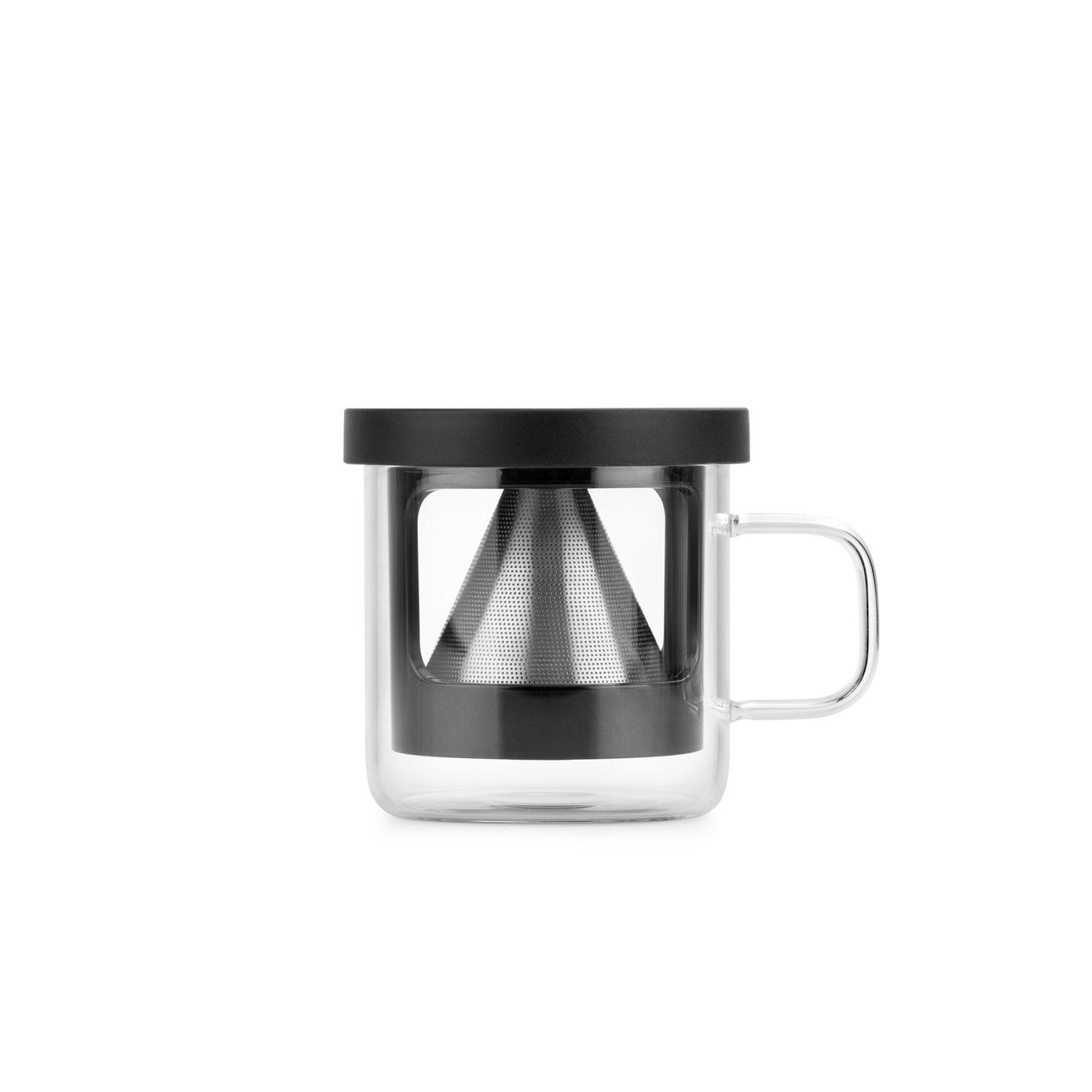 Karaca Espressomaschine Brewy Coffe Dripper Tasse 300 ml, Tasse Mit Henkel, Modernes